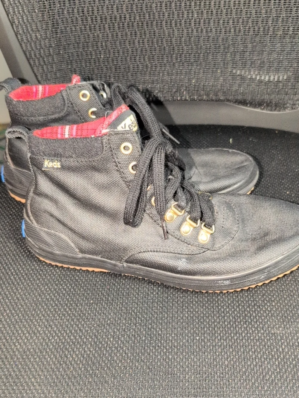 Keds Scout Boots Black Lace Up Ankle Boots Women’s 7